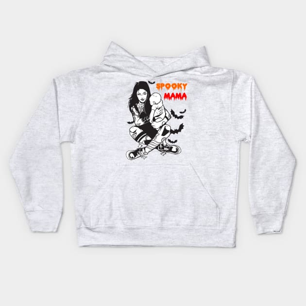 Spooky Mama Kids Hoodie by HAPPY GIFTS K